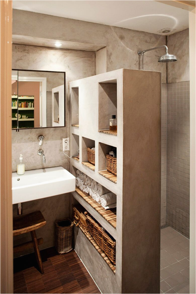 Badezimmer Einbauregal 25 Brilliant Built In Badezimmer Regal Und Storage Ideen Zu