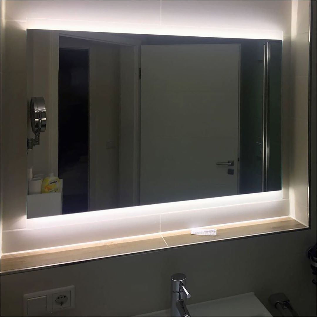 Badezimmer Spiegel Und Beleuchtung Noemi 2019 Design Badezimmerspiegel Mit Led Beleuchtung Zum