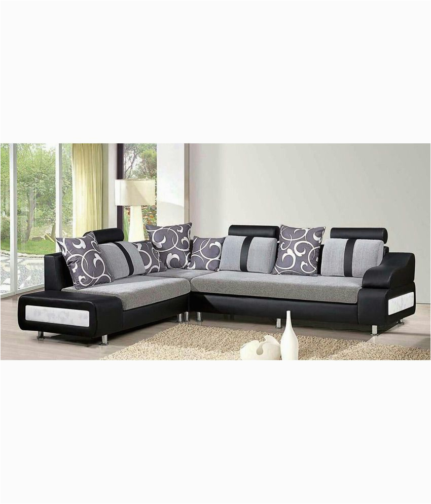 Godrej sofa Design Godrej 3 Piece Luxury Black 7 Seater sofa