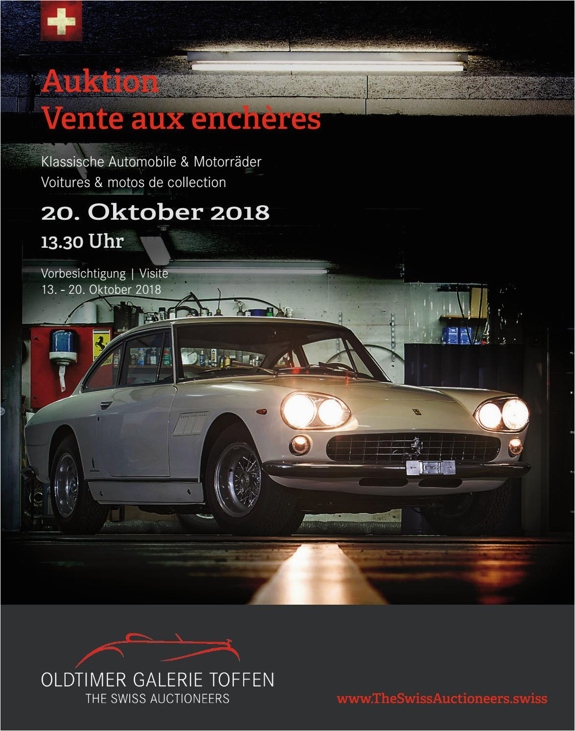 Küche Weiß Oder Alpinweiß Classic Car Auction On October 20th 2018 by Oldtimer Galerie