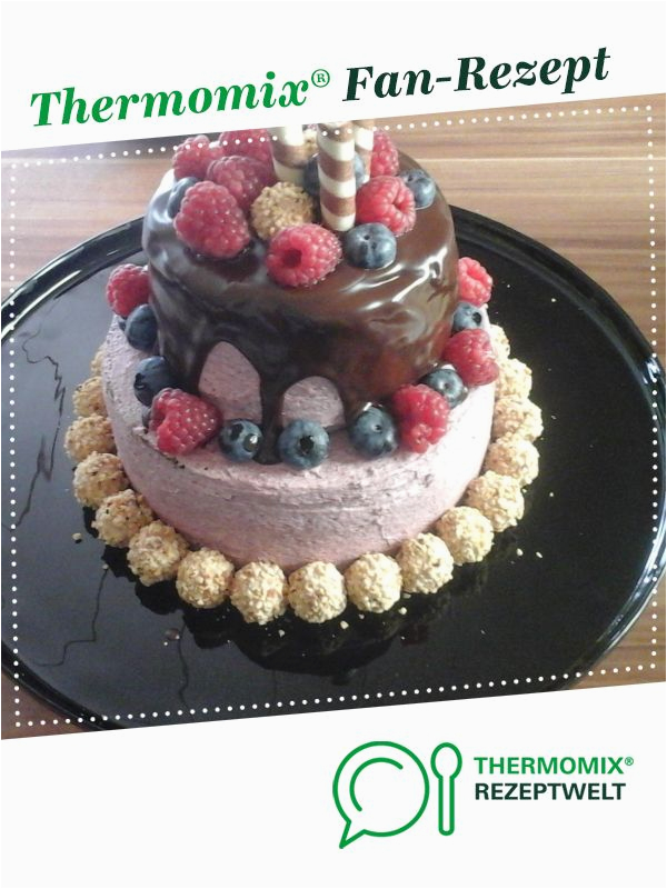 Kuchen Ideen thermomix Drip Cake Mit Brombeerbuttercreme