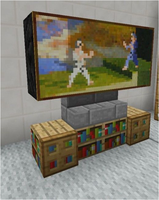 Minecraft Schlafzimmer Einrichten Minecraft Television Minecraft Bedroom Einrichten