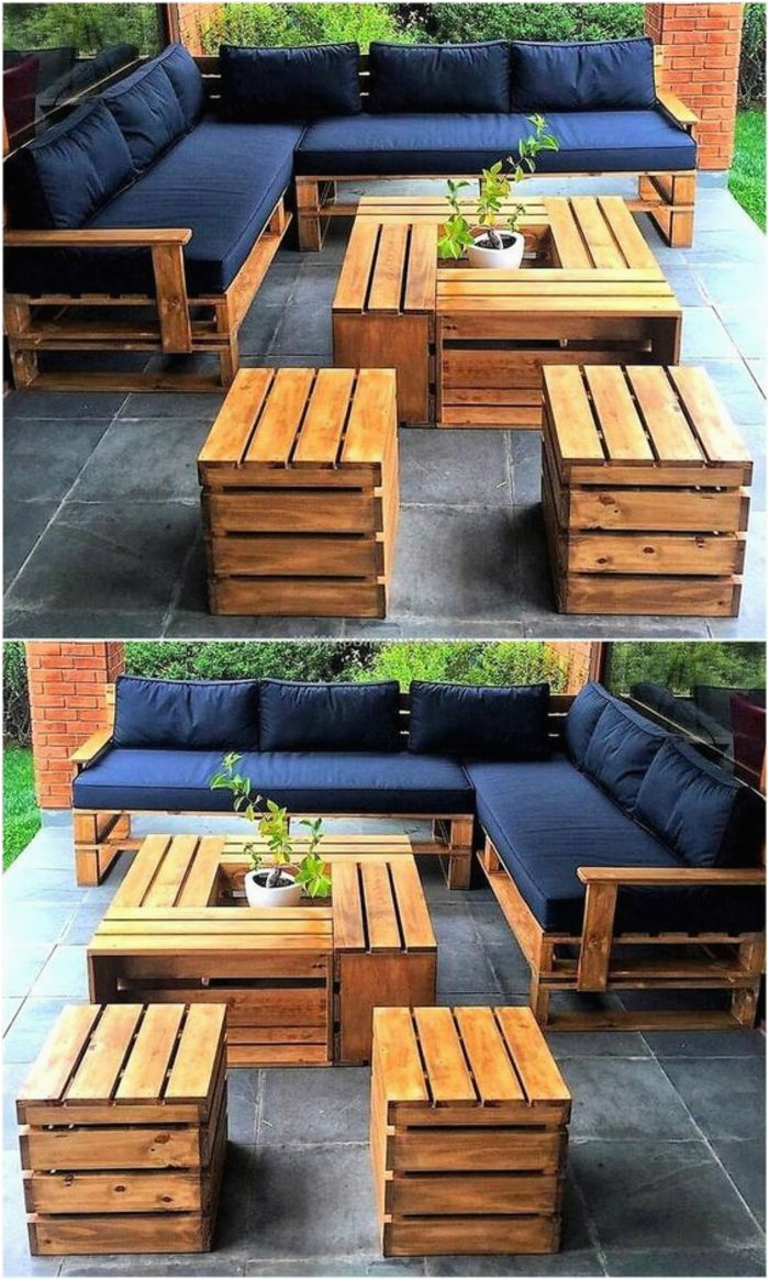 Pallet sofa Design Gartenmöbel Auf Paletten sofa Auf Palette Sesselpalette