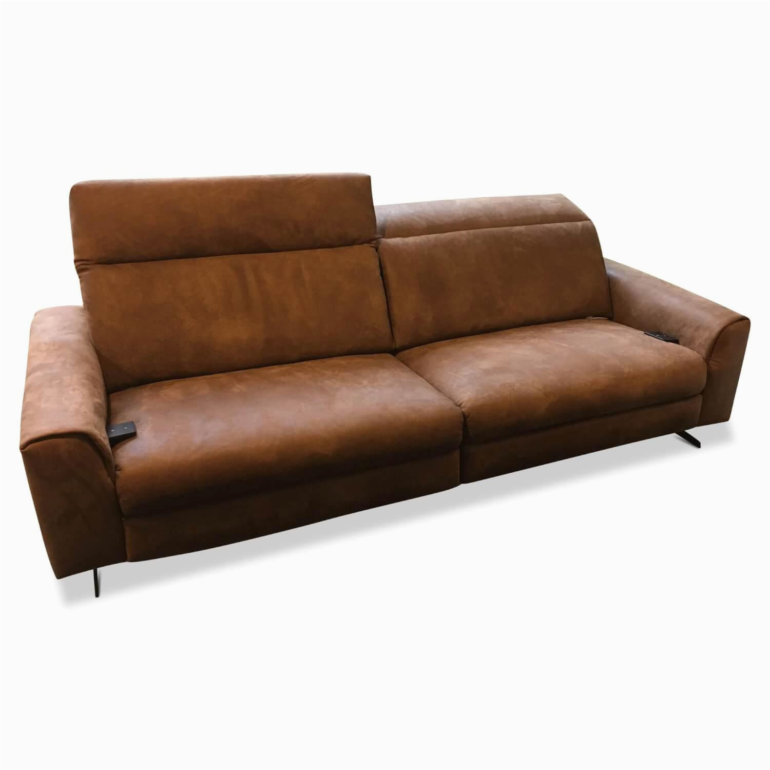 Schlafsofa Leder Braun sofa Wk660 Venosa Leder togo Braun Mit Elektrischer Relaxfunktion