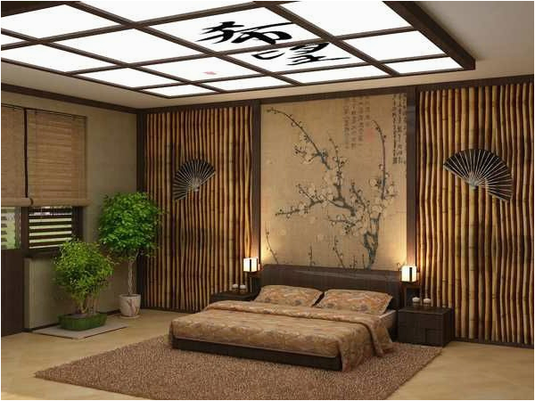 Schlafzimmer Japanisch Einrichten Herrliches Schlafzimmer Im asiatischen Stil Ausgestattet