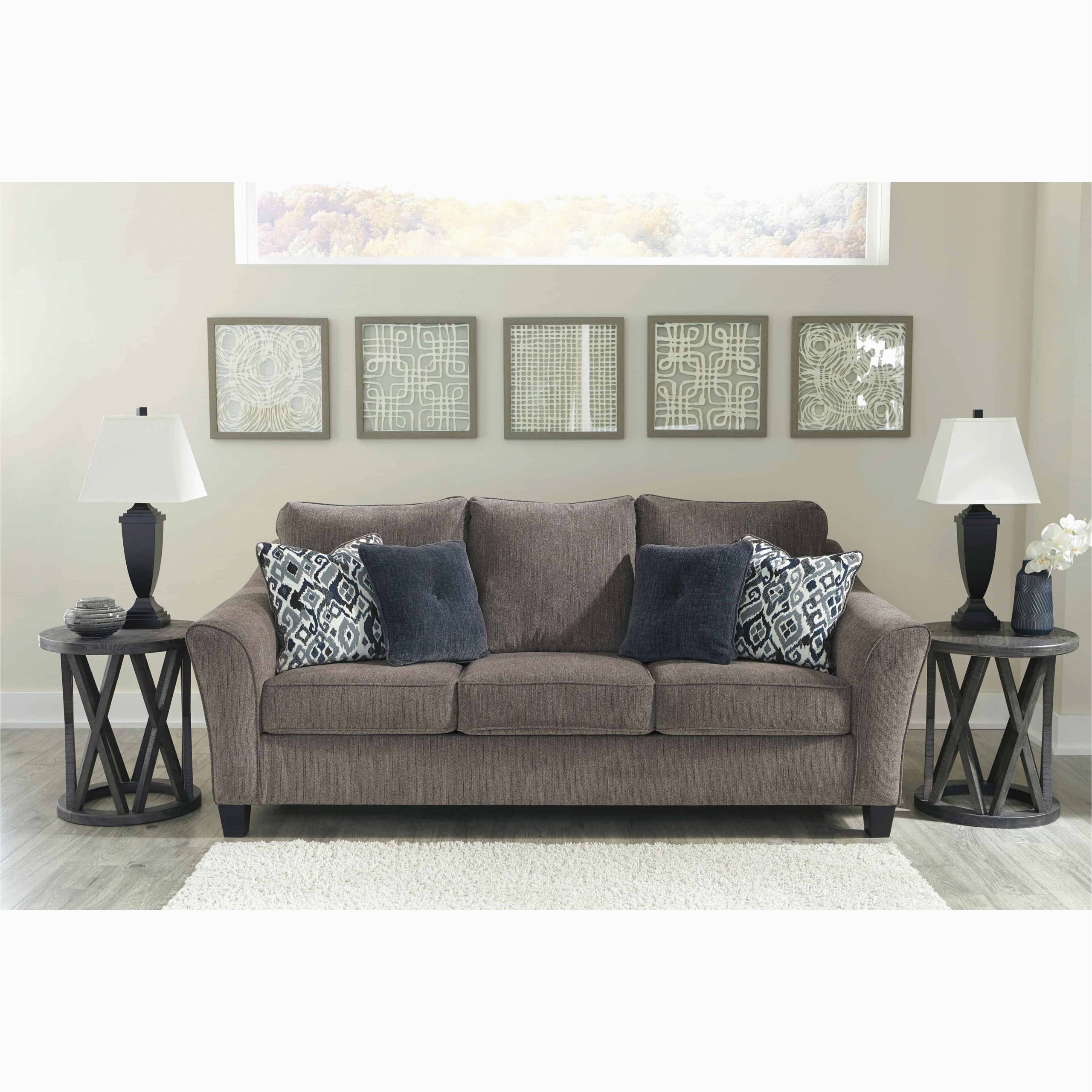 Signature Design by ashley Queen Sleeper sofa Nemoli Slate Queen Sleeper sofa