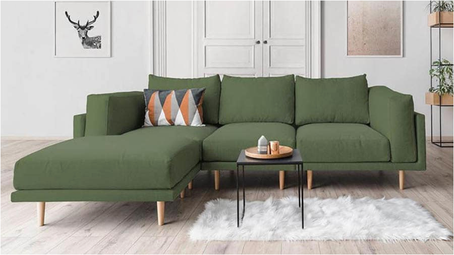 Skandinavisches Holzsofa Clooods Alveare Elegantes Scandi sofa Set