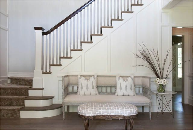 Sofa Design Under Stairs Curved Stair Detail Marcus Design House tour