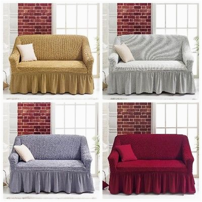 Sofa Husse L form Ptk Stretch sofabezug sofahusse 1er 2er Od 3er Couch sofa Bezug 4 Farben Ptk