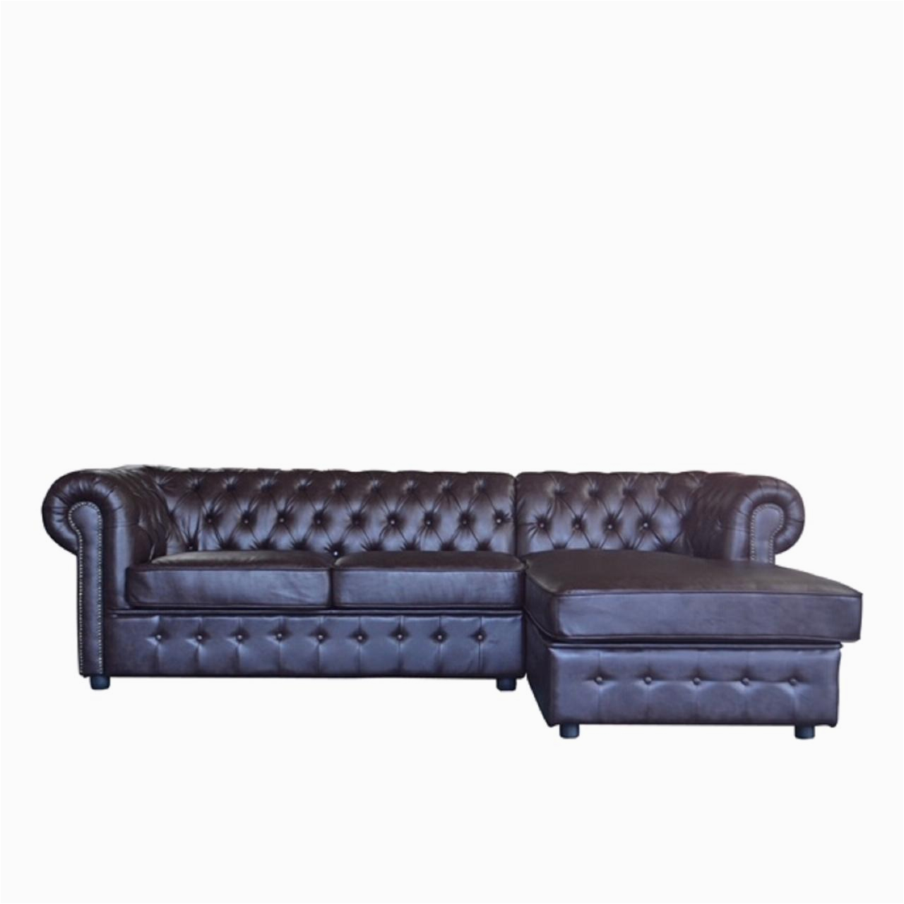 Sofa Taifun Ecksofa Rfu 8010 Dark Coffee Polstergarnitur L form sofa Couch