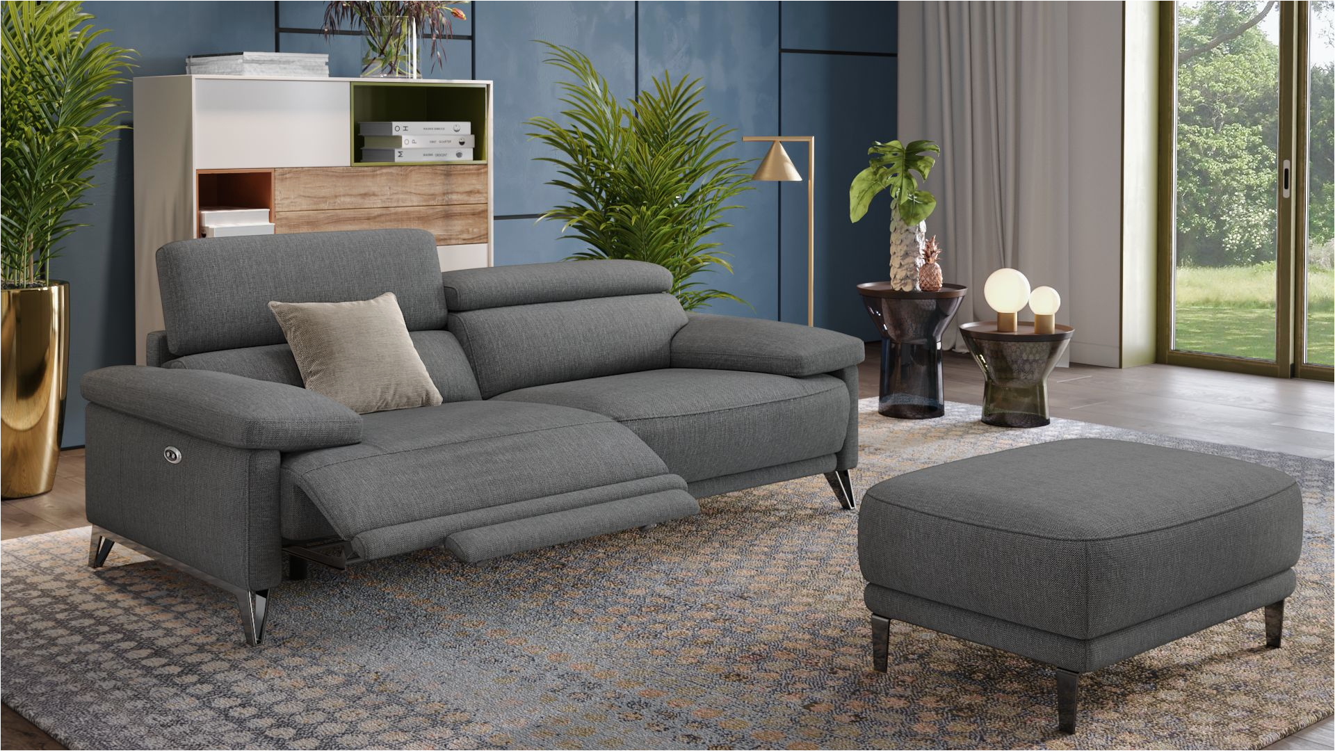 Stoff sofa Pflege Celano Stoff 3 Sitzer