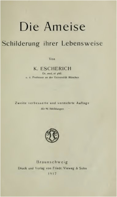 Was Tun Gegen Ameisen Im Küchenschrank Die Ameise Schilderung Ihrer Lebensweise