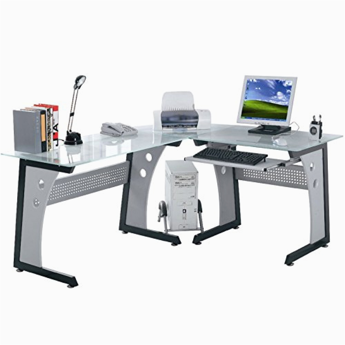 Willhaben Computer Tisch Office Desk Putertisch Eck Schreibtisch Tisch Glas Büro