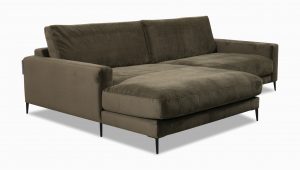 Abwaschbarer Stoff sofa Candy Ecksofa Uptown In Stoff Velvet Konfigurierbar