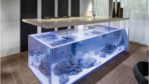 Aquarium Kücheninsel Prekrasan Dizajn Kuhinje S Akvarijem Koji Donosi Ocean