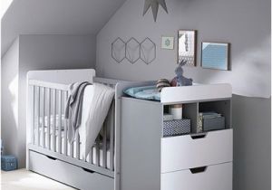 Babyzimmer Im Schlafzimmer Einrichten Mitwachsendes Kinderbett Bilit Grau Weiß