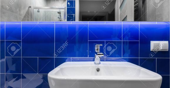 Badezimmer Fliesen Glänzend Badezimmer Blaue Fliesen