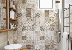Badezimmer Fliesen Retro Patchwork Fliesen Und Erdtöne Für Eine Apartment Einrichtung Badezimmer Fliesen Retro Patchwork Fliesen Und Erdtöne Für Eine Apartment Einrichtung