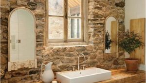 Badezimmer Ideen Stein Ausgefallene Designideen Für Ein Landhaus Badezimmer