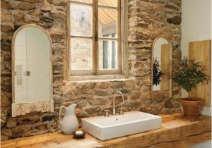 Badezimmer Ideen Stein Ausgefallene Designideen Für Ein Landhaus Badezimmer