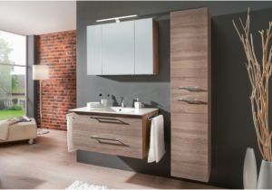 Badezimmer Schrank Dunkle Eiche Marlin Bad 3030 Christall Badmöbel Set 100 Cm Breit Set 1