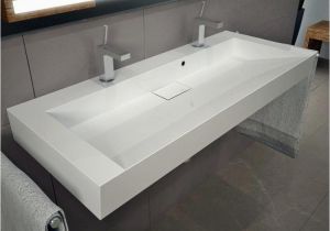 Badezimmer Waschbecken Design 120cm Waschbecken Waschtisch Doppelwaschbecken Mit