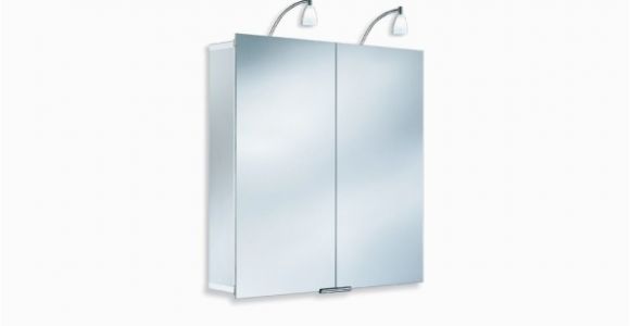 Badezimmerschrank Flach Hsk asp 300 75 X 75 Cm Spiegelschrank Aluminium