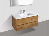 Badezimmerschrank Mit Zwei Waschbecken Badmöbel Unterschrank Algo 100 Eiche Badezimmer