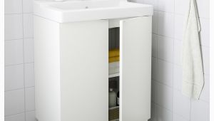 Badezimmerschrank Waschbecken Ikea Lillngen Tlleviken Waschkommode 2 Türen Weiß