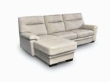 Beige Stoff sofa Ecksofa sofa Opal Mit Schlaffunktion Beige Ottomane Links