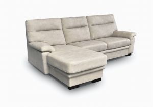 Beige Stoff sofa Ecksofa sofa Opal Mit Schlaffunktion Beige Ottomane Links