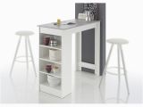 Bistrotisch Küchentisch Bartisch 83 694 D5 Mojito Beton Grau Nb Weiß Matt Bartisch