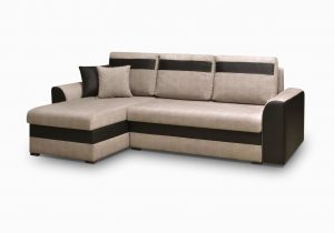 Cairo Schlafsofa Ecksofa sofa Niobe Mit Schlaffunktion Schwarz Beige Ottomane Links