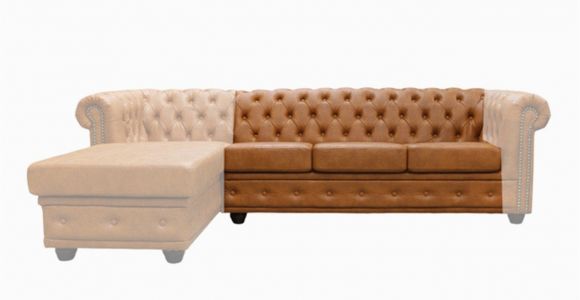 Chesterfield sofa Aus Stoff York Chesterfield Couchen Zwischenelement