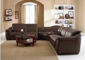 Contemporary Leather Recliner sofa Design B641 Contemporary Leather Reclining Sectional sofa with