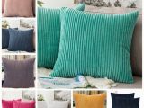 Dekokissen Schlafzimmer Großhandel 13styles Striped Kord Kissenbezug Feste Kissen Kasten Wellen Start sofa Dekokissen Fall Platz Kissen Weihnachten Auto Schlafzimmer Dekor