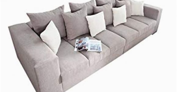 Design Xxl sofa Big sofa island Design Xxl sofa Big sofa island In Greige Strukturstoff Inkl