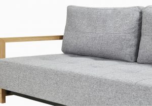 Designer Schlafsofa Design Schlafsofa Grau Webstoff Akkito