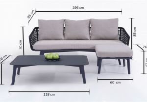 Divan sofa Design Alu Sitzgruppe Divan Living Zone Gartenmöbel