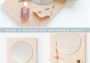 Diy Badezimmer Spiegel A Modern Diy Bathroom organizer with Mirror