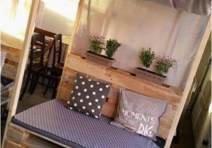 Diy Holzsofa Balkon sommerbett Paletten Diy