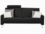 Einzelsofa Coast Interliving sofa 4001 3 Sitzer Schwarz Lederklasse 50