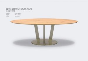 Esstisch Oval Schmal Tischfabrik24