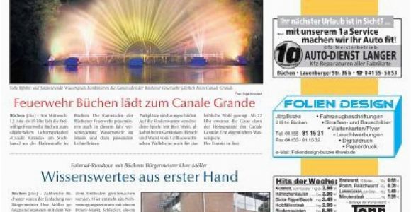 Folie Küchenboden Büchener Anzeiger Gelbesblatt Line