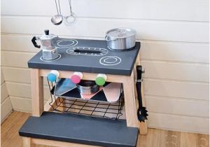 Hacker Kuche Ideen Qi Super Ikea Hack Küche Für Kinder Aus Einem Tritthocker