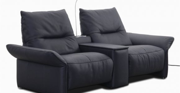 Himolla Schlafsofa K W Himolla sofa 7211 Passo In Leder Bronco Nachtblau