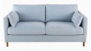 Holz sofa Ausziehbar Ausziehbares 3 Sitzer sofa Gletscherblau