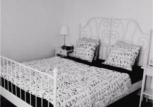 Ikea Hemnes Schlafzimmer Ideen My Bedroom In Black and White the Bed and the Side Tables