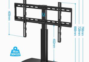 Ikea Tisch Weiß Höhenverstellbar Fitueyes Tv Standfuß Tv Ständer Fernsehstand Für 32 Bis 65 Zoll Oled Lcd Plasma Flach & Curved Fernseher Oder Monitore Höhenverstellbar Glas Max Vesa