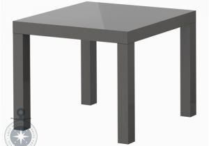 Ikea Tisch Weiß Metallbeine Ikea Lack Beistelltisch Hochglanz Grau Couchtisch Mit